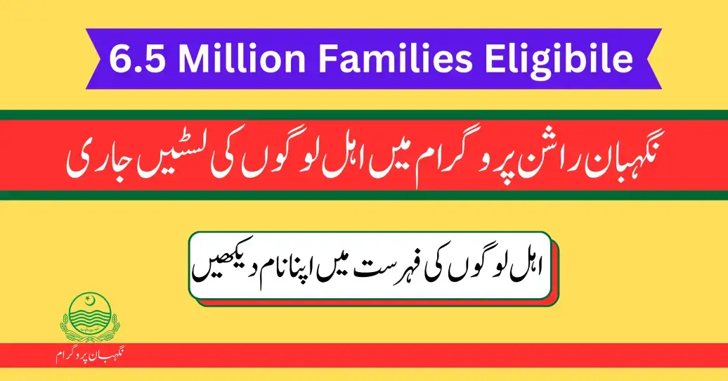 Negahban Rashan Program 6.5 Million Families Eligible 2024 April Update