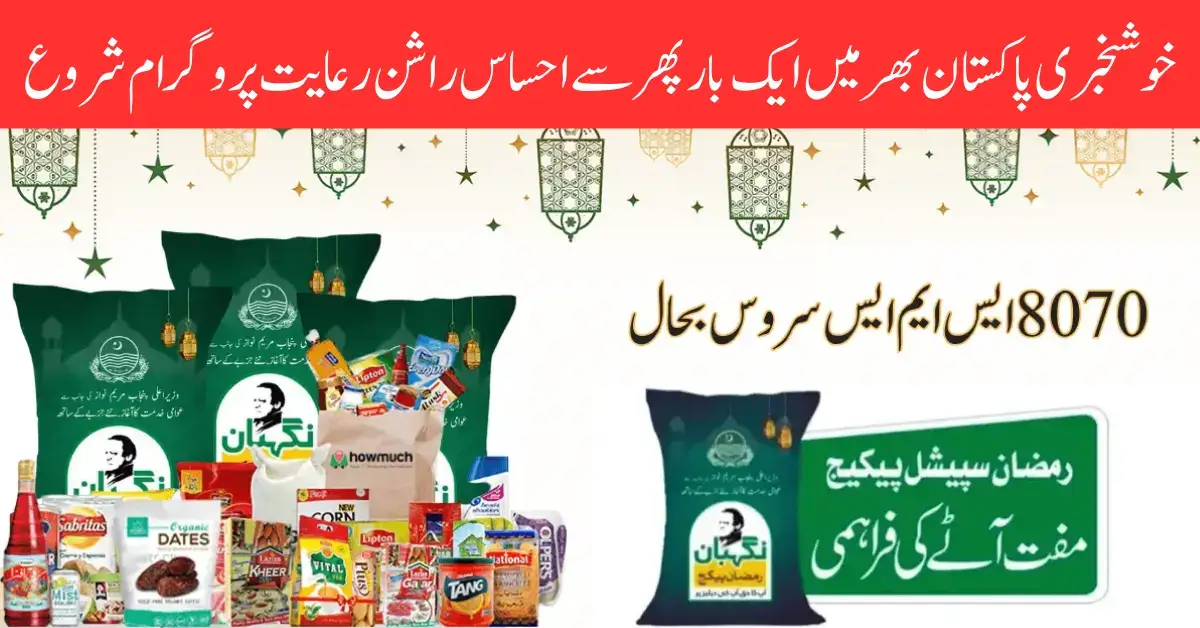 Ramzan Relief Package 2024 Check Online Negahban Program