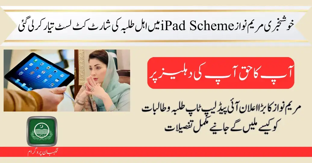 Application Procedure for Maryam Nawaz iPad Scheme April 2024