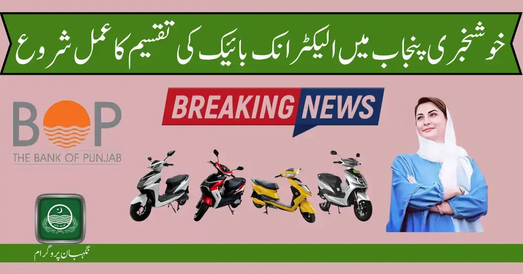 Distribution Details of Punjab Bikes Scheme for Students