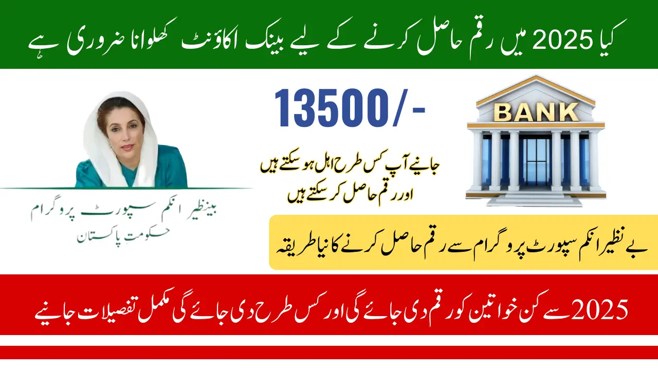 BISP 8171 Payment System Bank Account for 13500 Installment