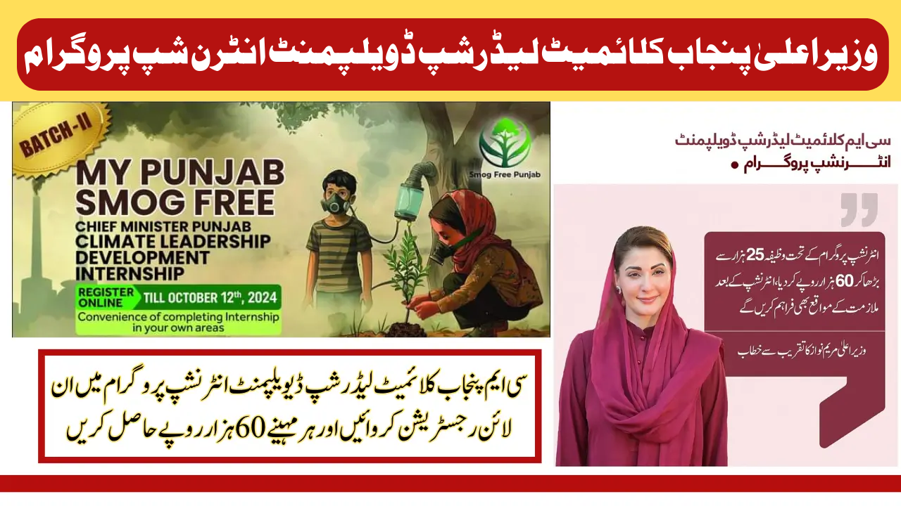 CM Punjab Climate Leadership Development Internship Program